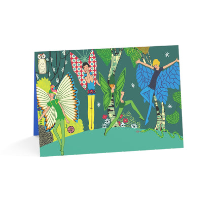 Enchanting Fairies of A Midsummer Night's Dream Greeting Cards (1, 10, 30, and 50pcs)