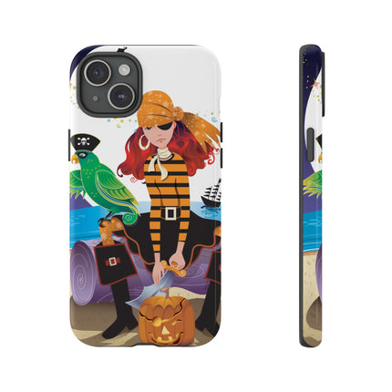 Moonlit Pirate Halloween Phone Cases