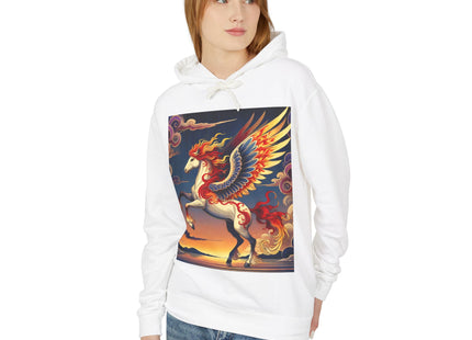 Flame-Winged Horse at Sunset Hoodie