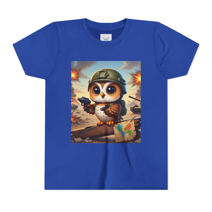 Owl on the Front Lines Youth Short Sleeve Tee