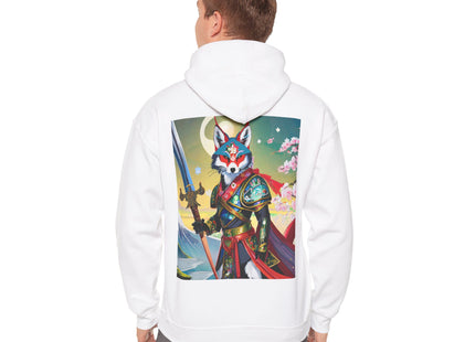 Cyberpunk Samurai Fox – Heavy Blend™ Hooded Sweatshirt
