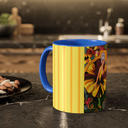 Enchanted Pansy Elegance Colorful Mugs (11oz, 15oz)