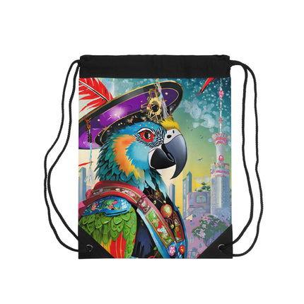 Tech Plumes Drawstring Bag