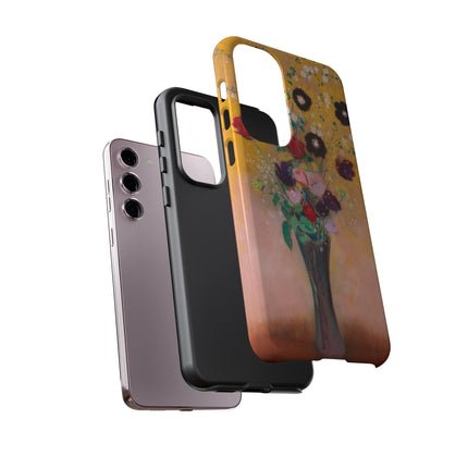 Vase of Flowers by Odilon Redon Phone Cases