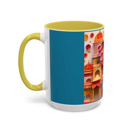 Elephant at an Autumn Festival Colorful Mugs (11oz, 15oz)