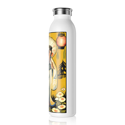 Golden Embrace Slim Water Bottle