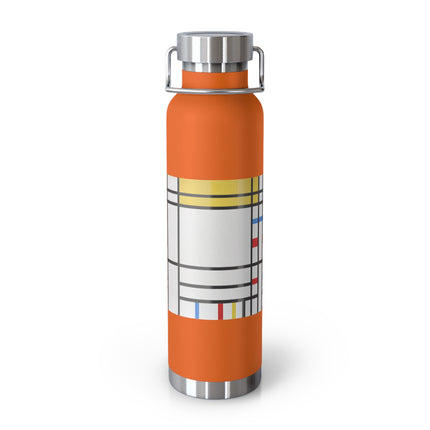 Place de la Concorde by Piet Mondrian Copper Vacuum Insulated Bottle, 22oz