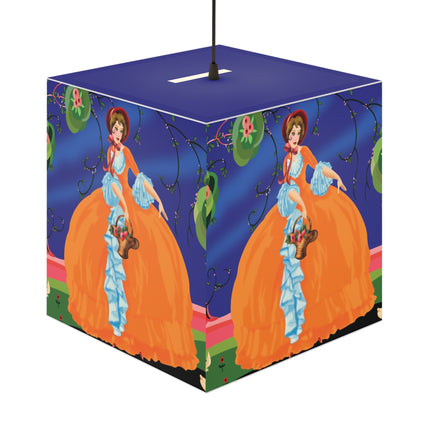 Spring Whispers Light Cube Lamp
