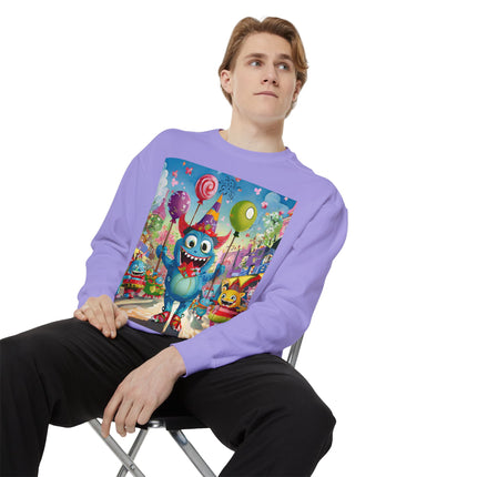 Monster Parade Madness Unisex Garment-Dyed Sweatshirt