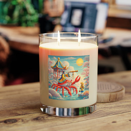The Celestial Crab Navigator Scented Candle - Full Glass, 11oz
