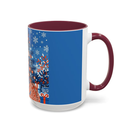 🎋❄️ The Winter Lantern Celebration Colorful Mug – Elegant Asian Christmas Fantasy