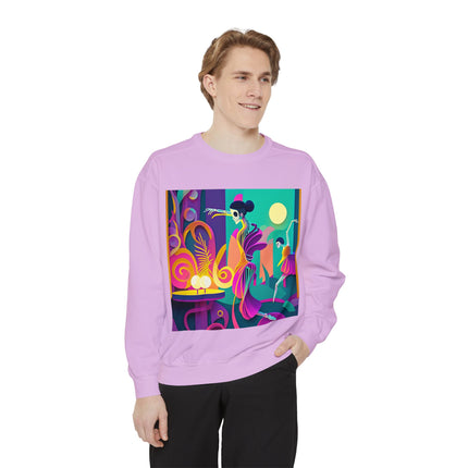 Dance of the Skeleton Ballerinas Unisex Garment-Dyed Sweatshirt