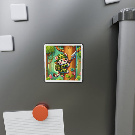 Stealthy Stripes Die-Cut Magnets (5 Sizes)