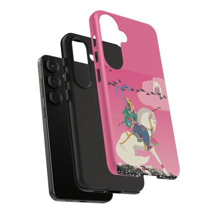 Samurai Princess on the White Steed Phone Case – Epic Grace & Mythic Power
