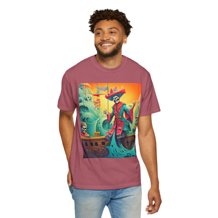 Skeleton Crew of the Misty Seas Unisex Garment-Dyed T-shirt