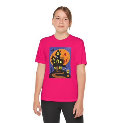 Halloween Night at the Haunted House Youth Competitor Tee