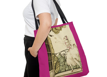 Sur talons rouges (On Red Heels) pl 02 by Gerda Wegener Tote Bag (AOP)