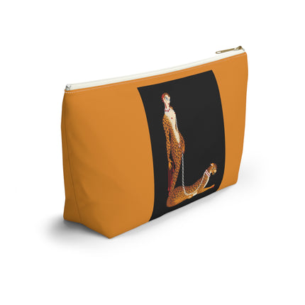 Leopard Queen Cosmetic Bag – Wild Glamour & Art Deco Elegance