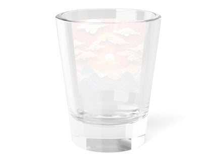 Vibrant Sunrise Sky Shot Glass, 1.5oz