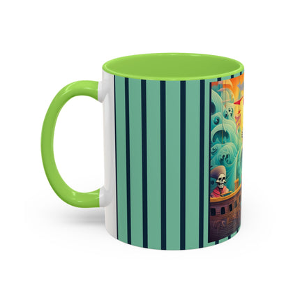 Skeleton Crew of the Misty Seas Colorful Mugs (11oz, 15oz)