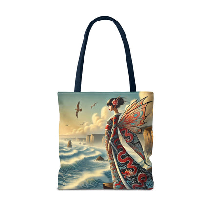 The Coastal Fairy Tote Bag – Serene Grace & Oceanic Magic