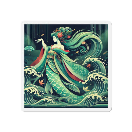 Mermaid Queen Rising from the Deep Die-Cut Magnets (5 Sizes)