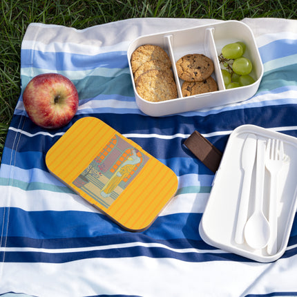 Sur Les Marches Du Jardin by Georges LePape Bento Lunch Box