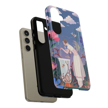🐠🌸 The Enchanted Aquarium Garden Phone Case – Art Deco Underwater Fantasy