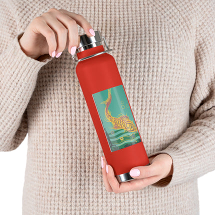 Golden Serenity Copper Vacuum Insulated Bottle, 22oz