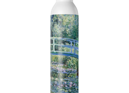 Water Lilies and Japanese Bridge by Claude Monet Slim Water Bottle