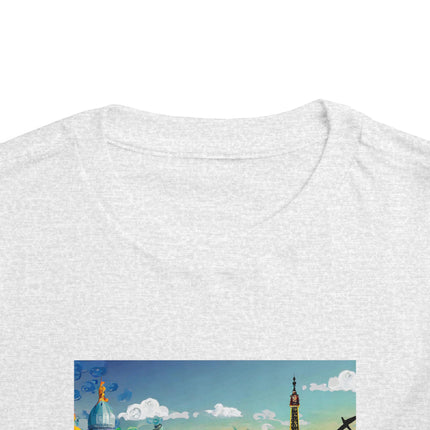 Crab Architect Toddler Short Sleeve Tee
