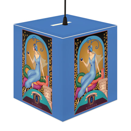 September & Sapphire Zodiac Light Cube Lamp