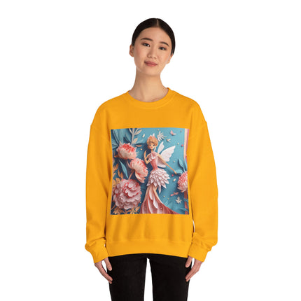 Peony Fairy Unisex Heavy Blend™ Crewneck Sweatshirt