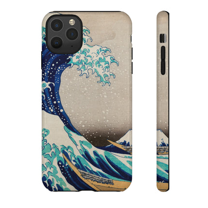 The Great Wave off Kanagawa by Katsushika Hokusai Phone Cases