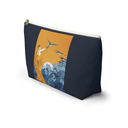 Falcon Mistress Cosmetic Bag – Art Deco Power & Golden Freedom