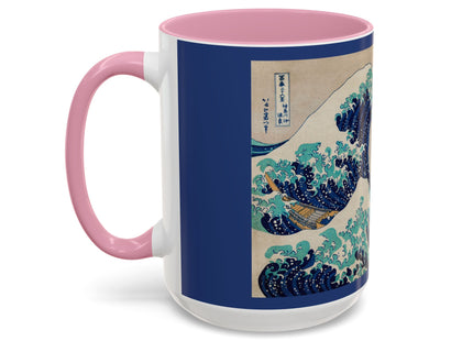 The Great Wave off Kanagawa by Katsushika Hokusai Colorful Mugs (11oz, 15oz)