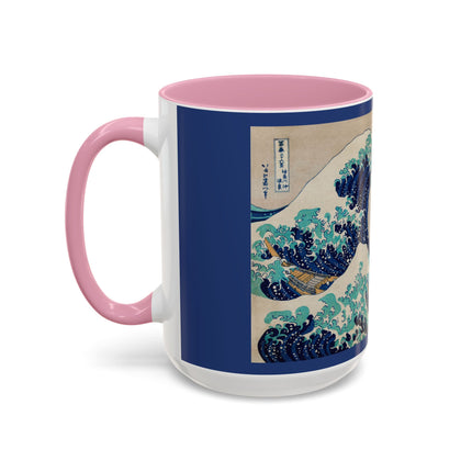 The Great Wave off Kanagawa by Katsushika Hokusai Colorful Mugs (11oz, 15oz)