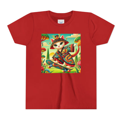 Dragon Dance on Wheels Youth Short Sleeve Tee
