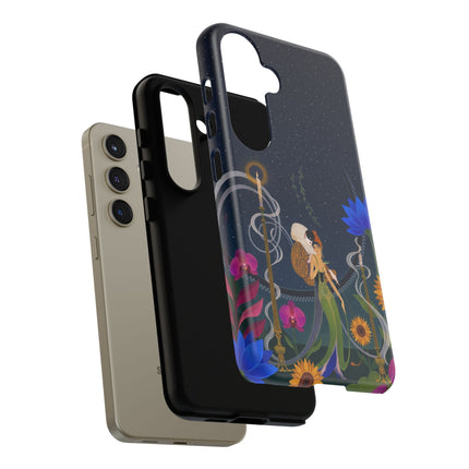 🌙🕯️ The Lady Of The Midnight Garden Phone Case – Art Deco Nocturne