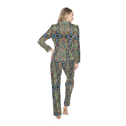 Arabian Ornament by Elizabeth A. Nedwill Women’s Satin Pajamas