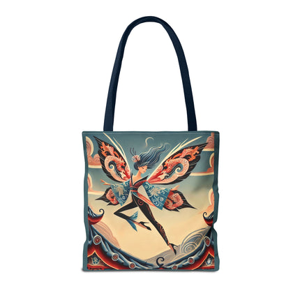 The Dragon Fairy of the Temple Tote Bag – Mythic Grace & Ancient Power