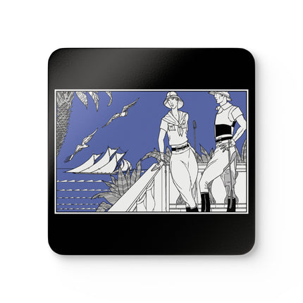 Coastal Elegance Corkwood Coaster Set