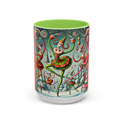 Christmas Ballet of the Absurd Colorful Mugs (11oz, 15oz)