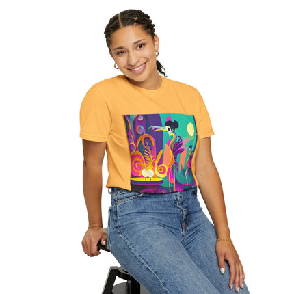 Dance of the Skeleton Ballerinas Unisex Garment-Dyed T-shirt