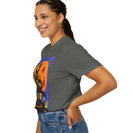 Halloween Night at the Haunted House Unisex Garment-Dyed T-shirt