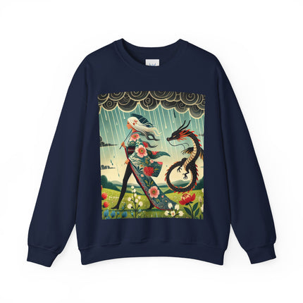 The Dragon Fairy’s Stride Heavy Blend™ Crewneck Sweatshirt