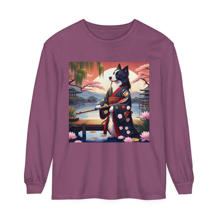 Border Collie Warrior Long Sleeve T-Shirt