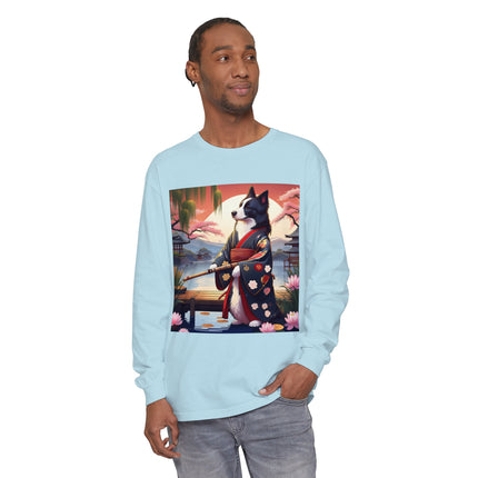 Border Collie Warrior Long Sleeve T-Shirt