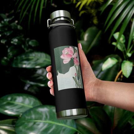 Blooming Lotus Flowers by Ohara Koson Vacuum Insulated Bottle, 22oz
