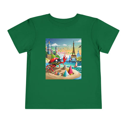 Crab Architect Toddler Short Sleeve Tee